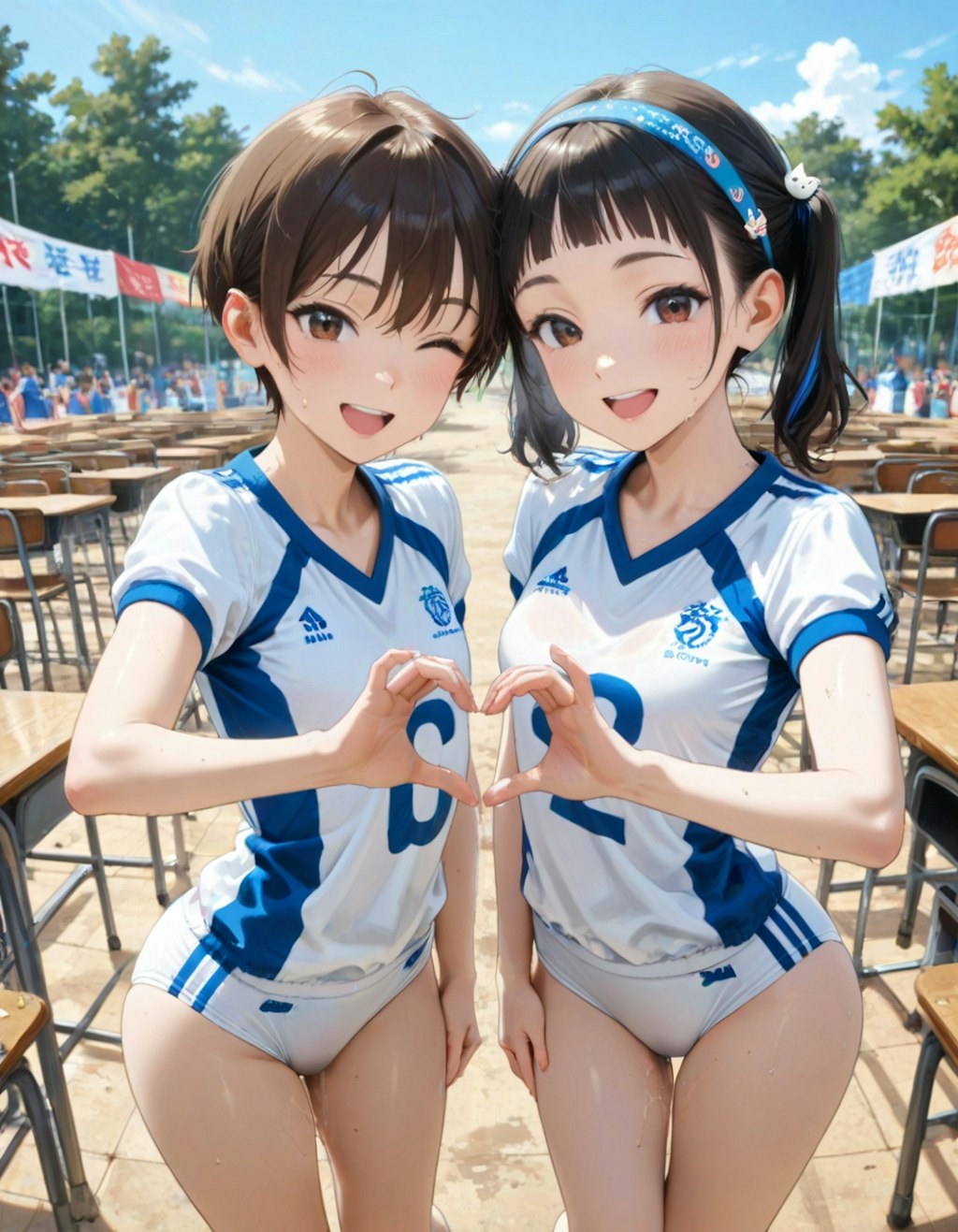 体育祭の部活紹介【バレー部】