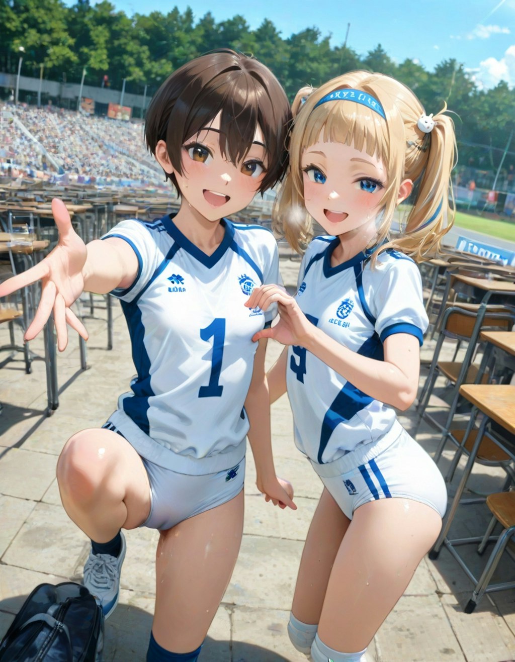 体育祭の部活紹介【バレー部】