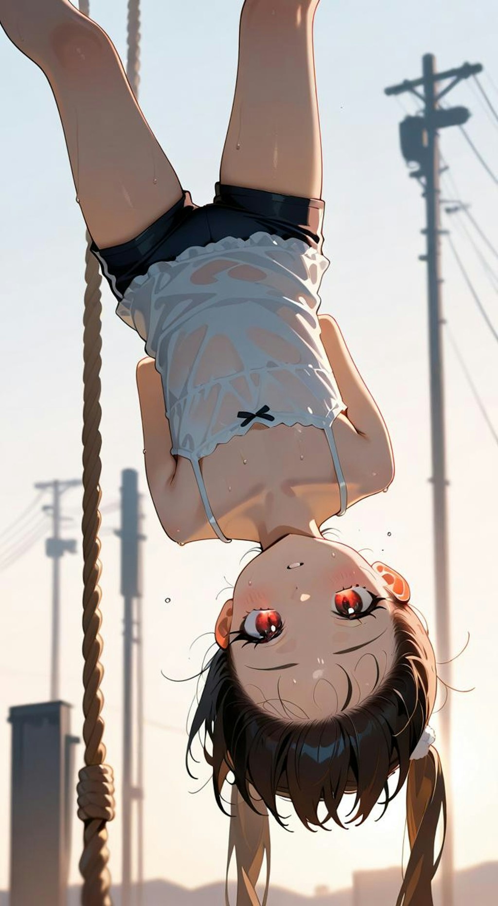 逆さ娘①