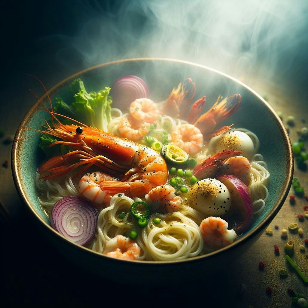 異世界のseafood noodle