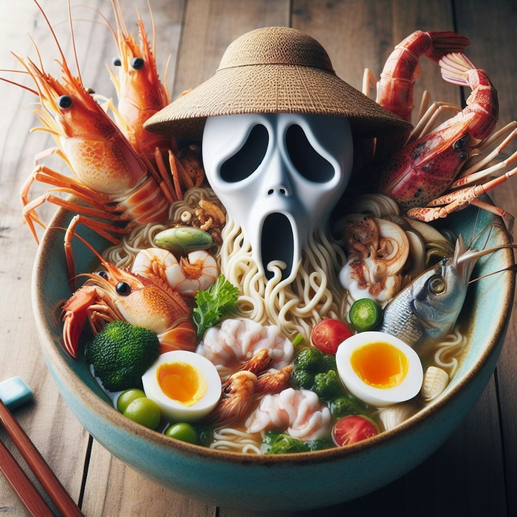 異世界のseafood noodle