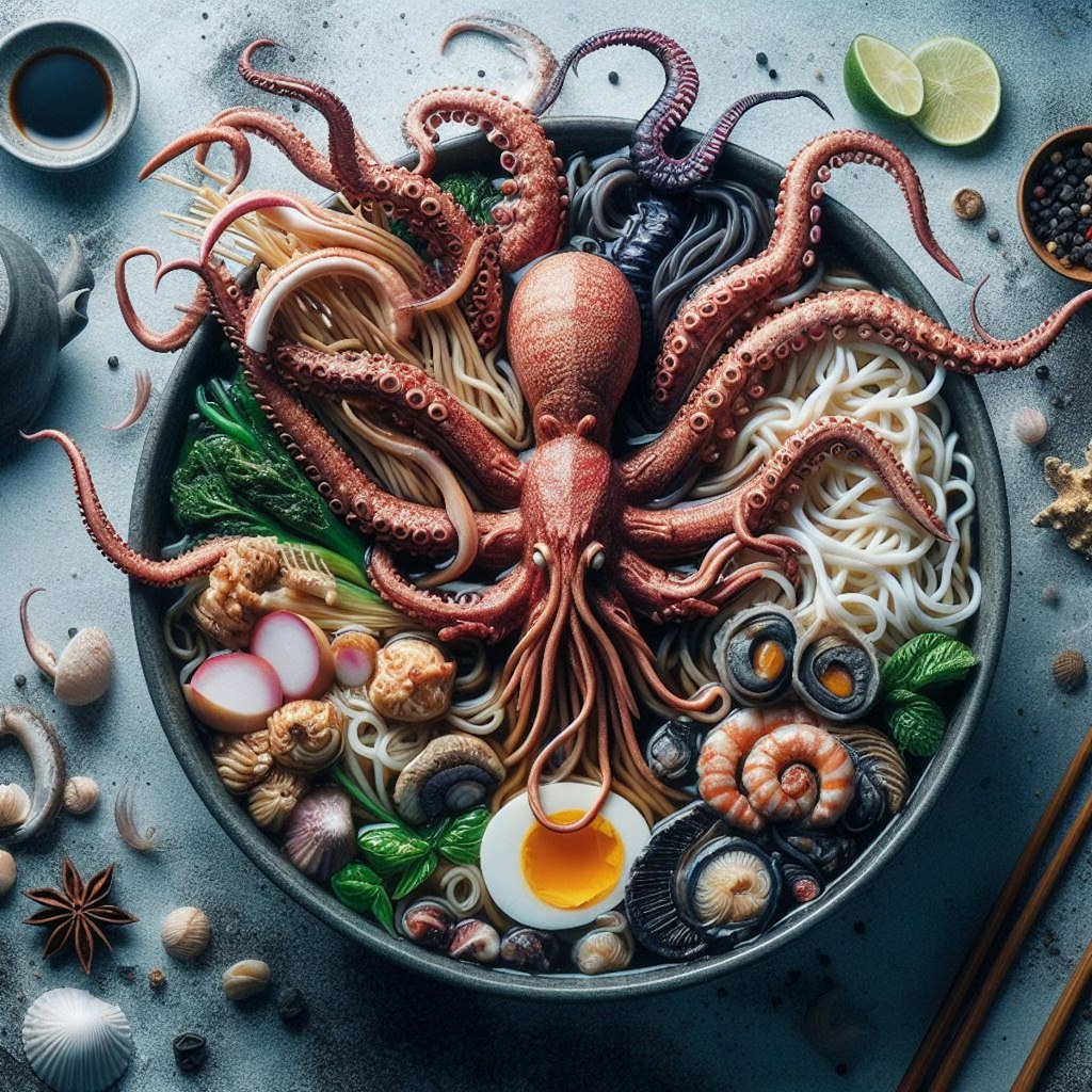 異世界のseafood noodle