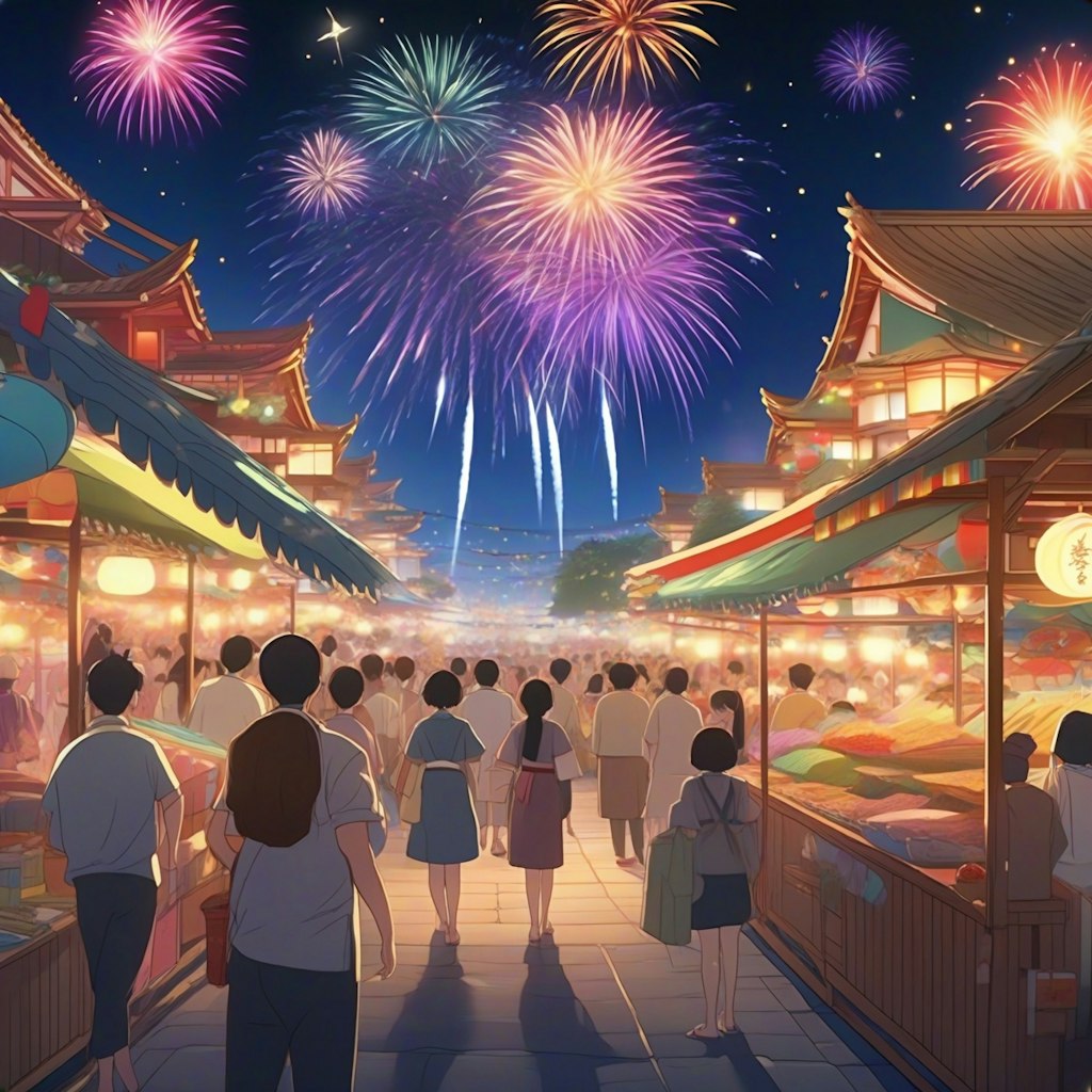 💓夜空に咲き誇る大輪の花🎆