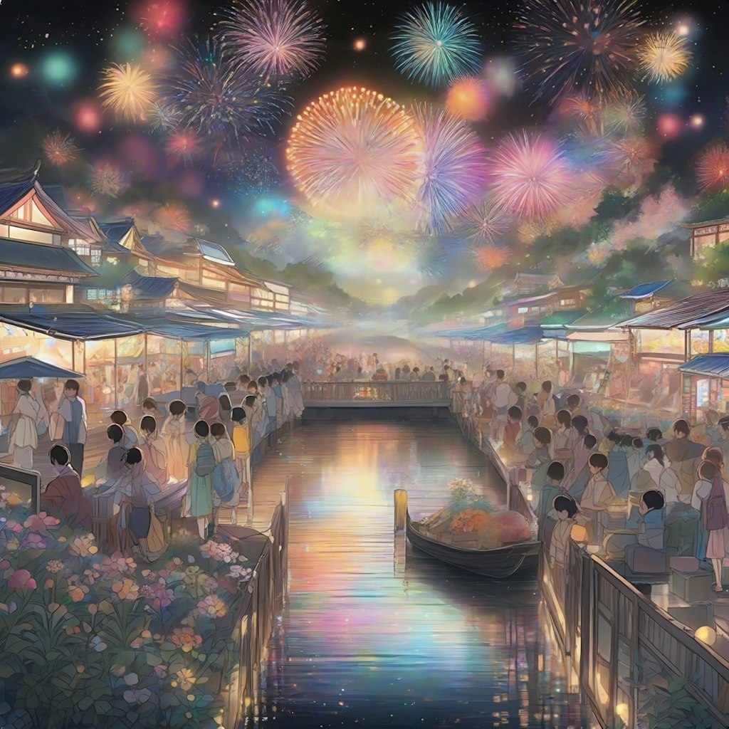 💓夜空に咲き誇る大輪の花🎆