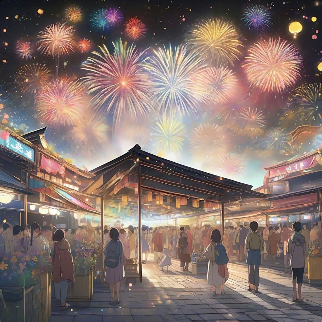 💓夜空に咲き誇る大輪の花🎆