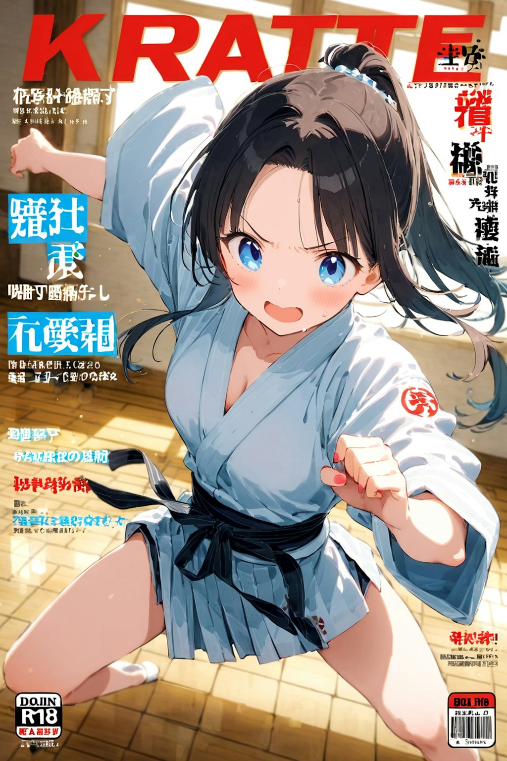 空手雑誌の表紙