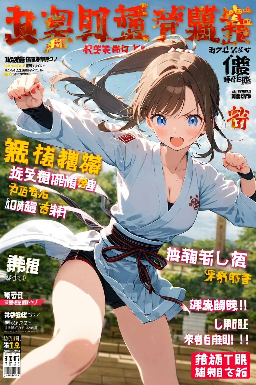 空手雑誌の表紙