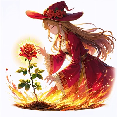 炎と薔薇の魔女