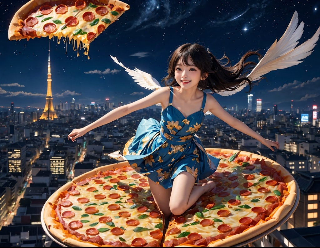 flying pizza🍕