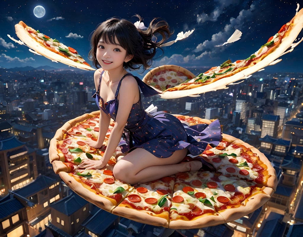 flying pizza🍕