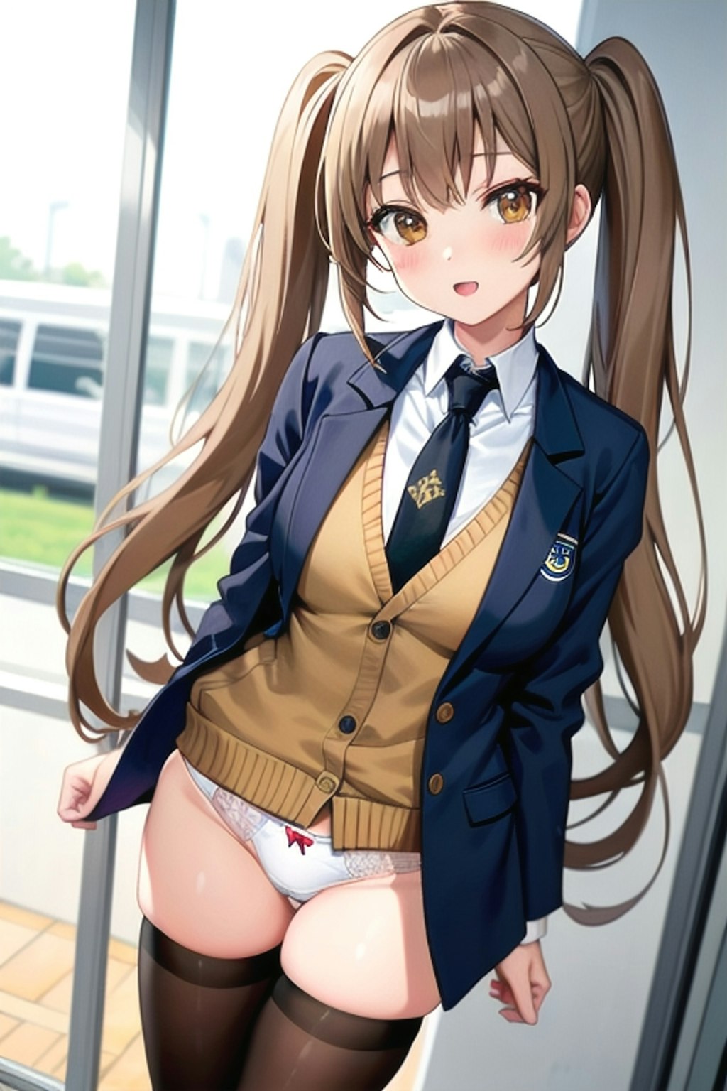 School twintails girl