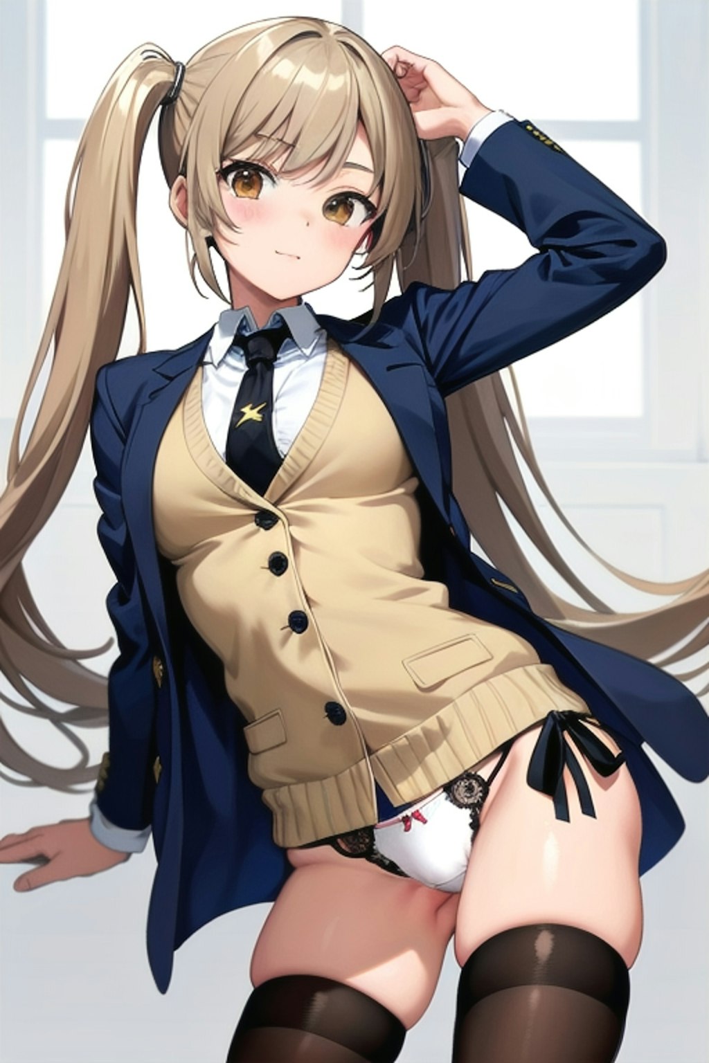 School twintails girl