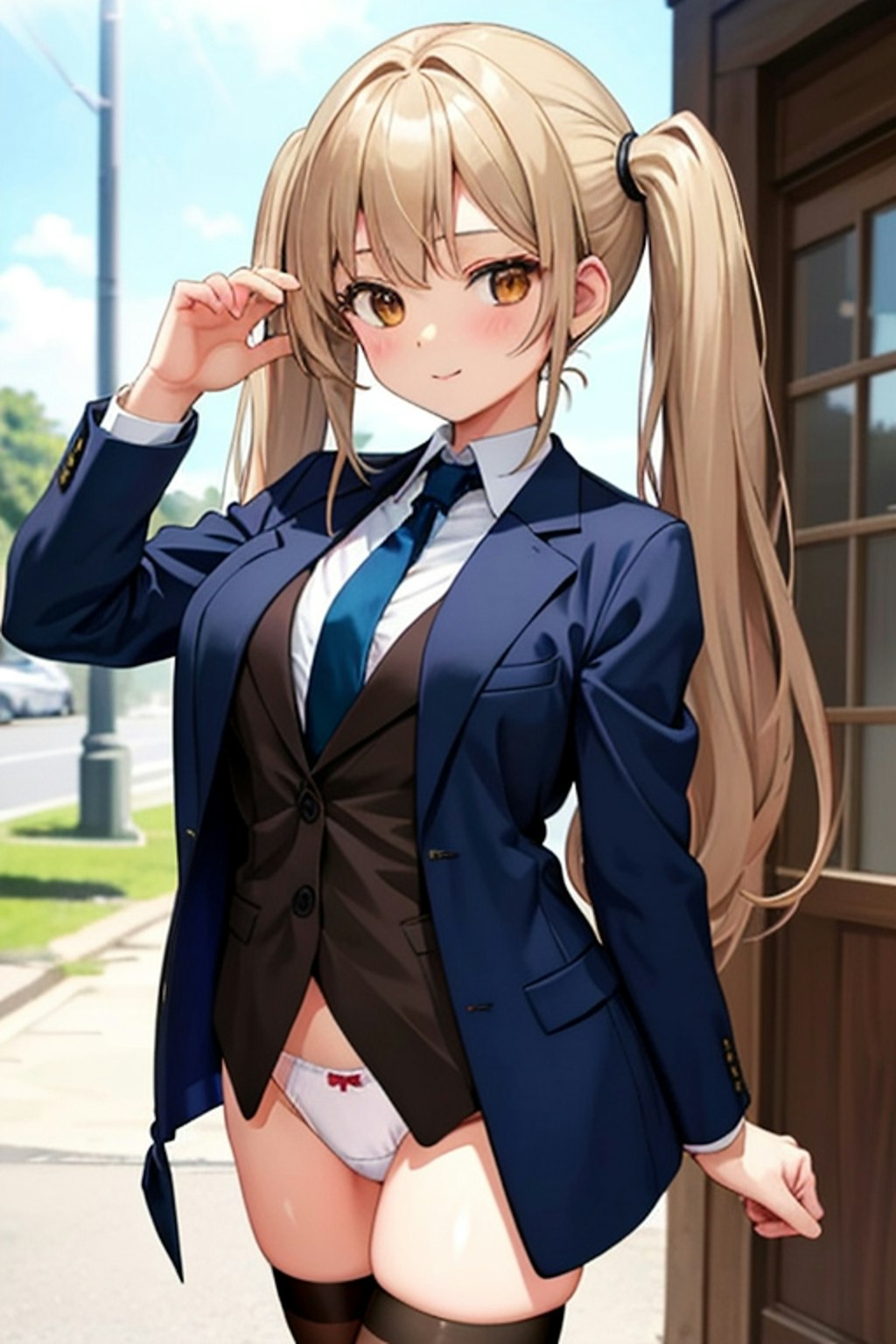 School twintails girl