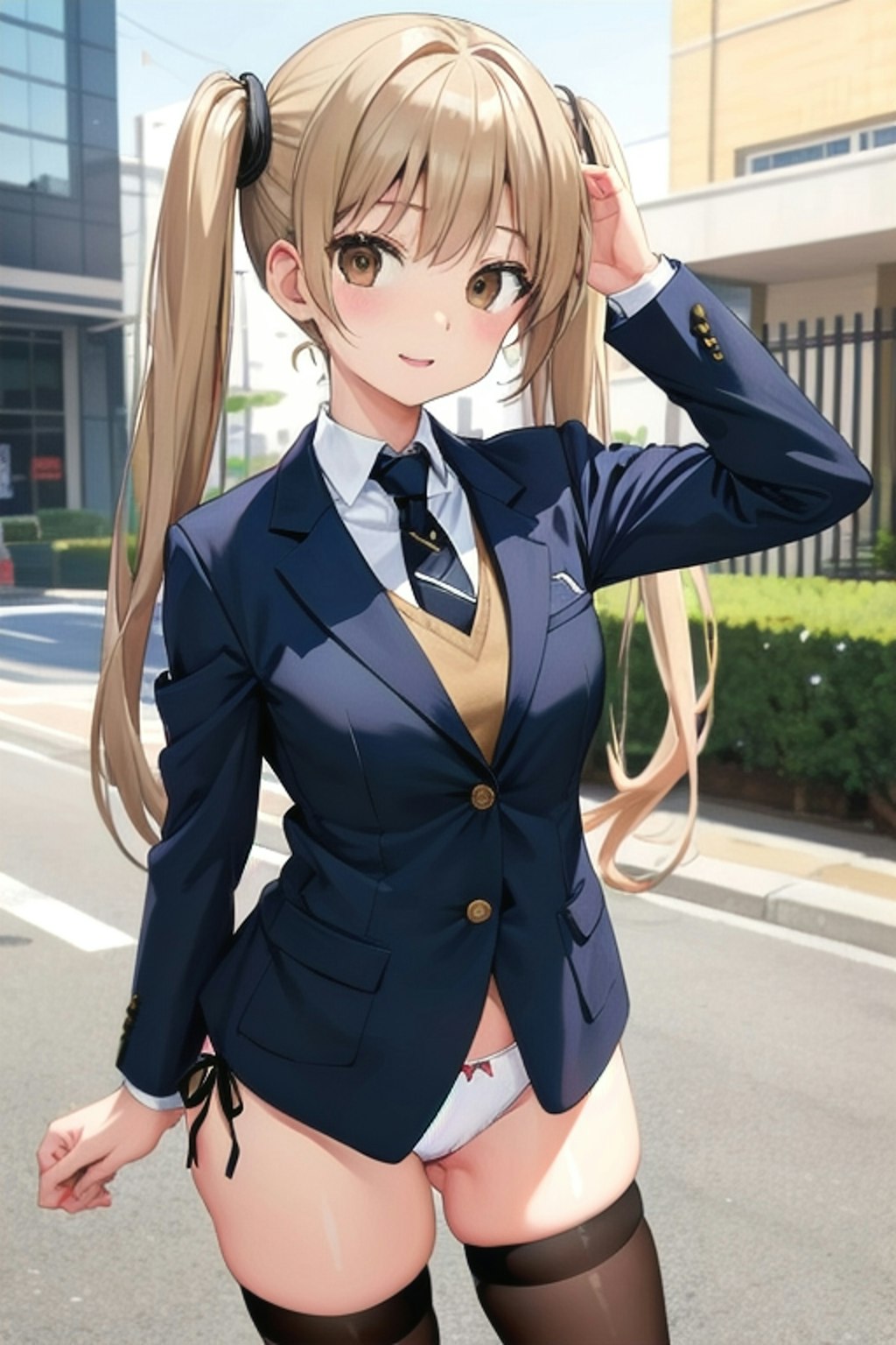 School twintails girl