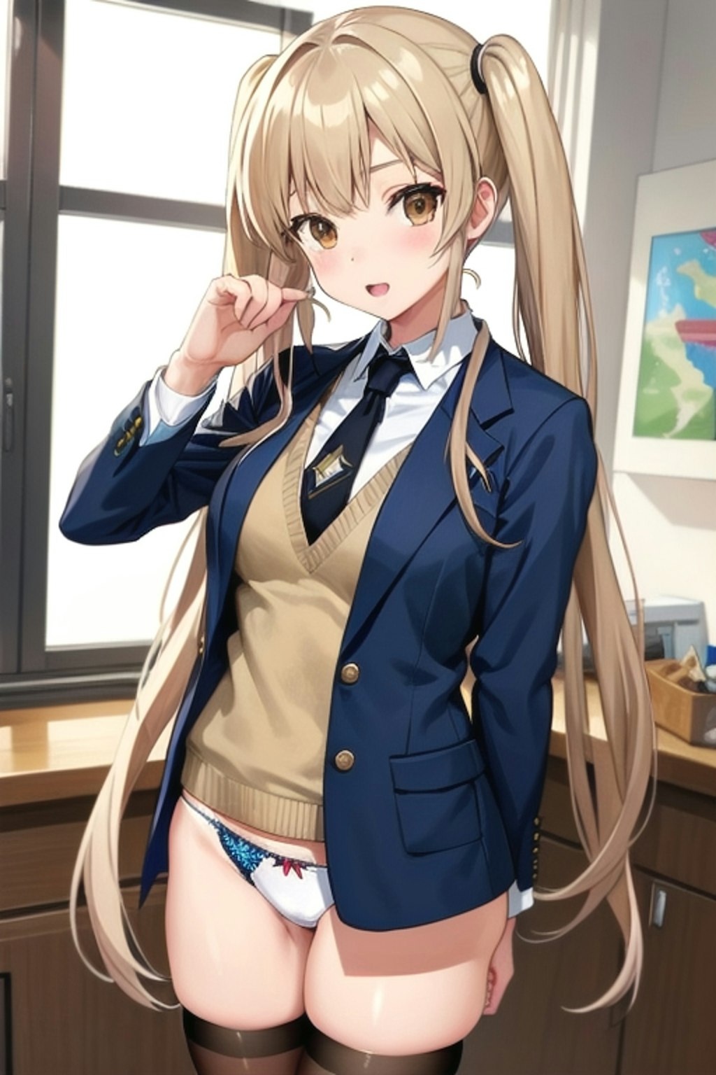 School twintails girl