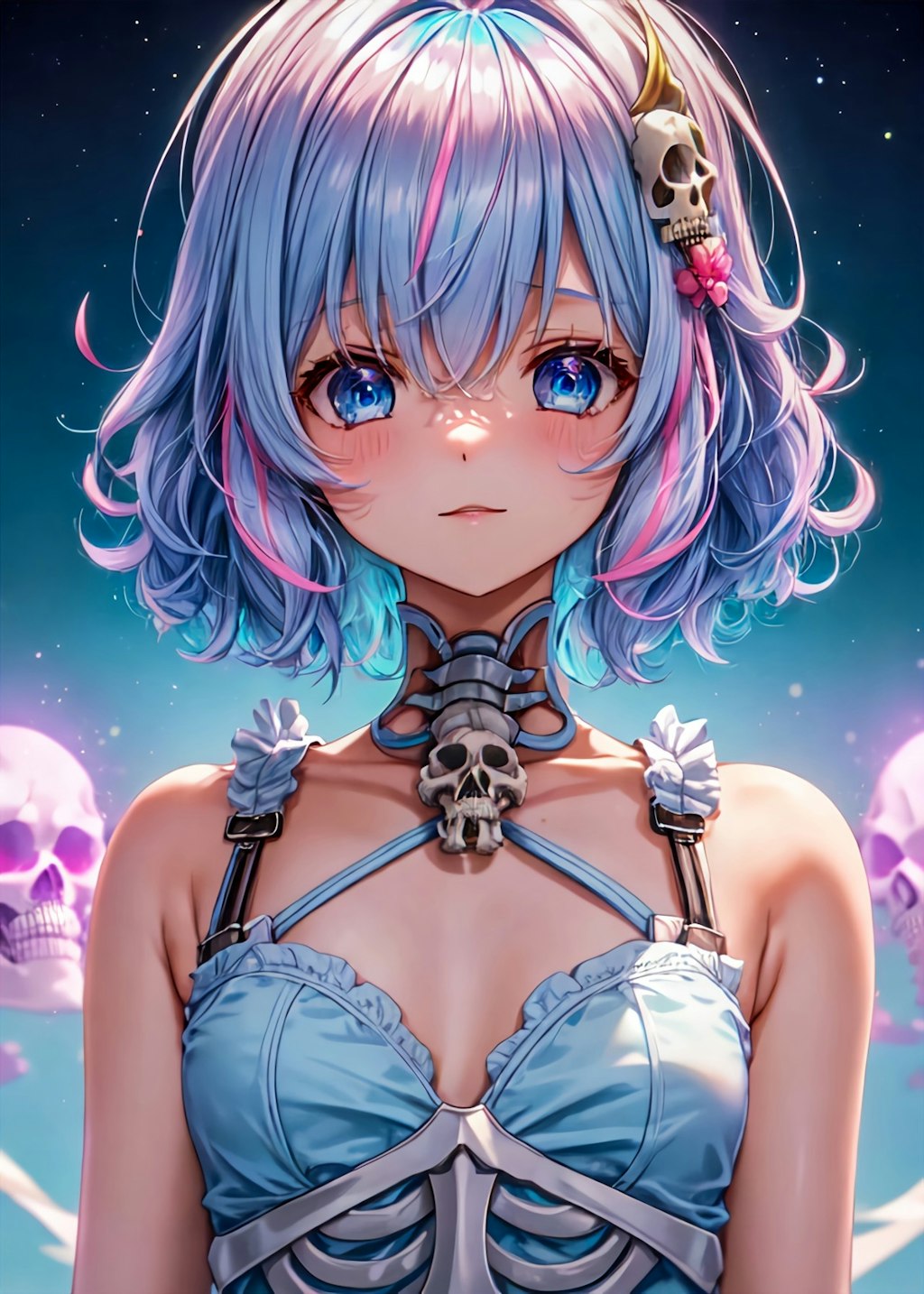 雫ちゃん💧スカルマンランジェリー💀が❤️