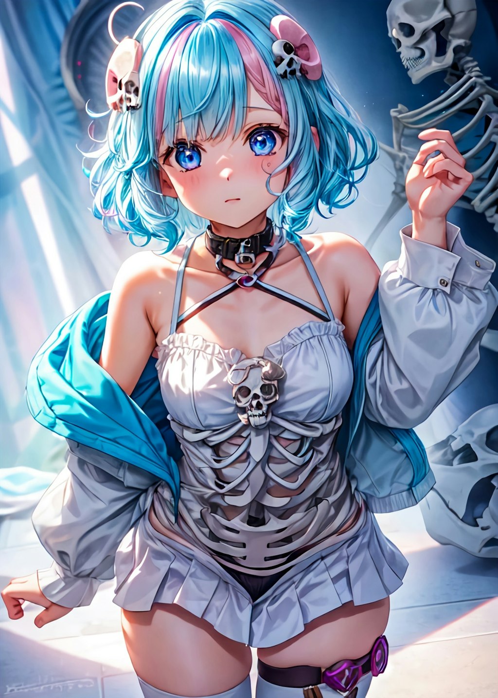 雫ちゃん💧スカルマンランジェリー💀が❤️