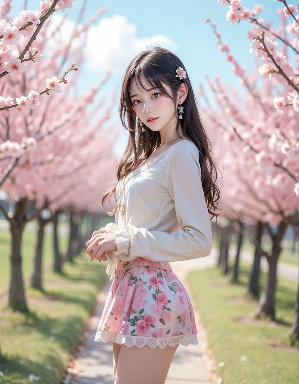 Plum blossom Girl