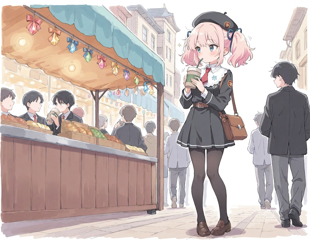 お嬢様学校の女の子4