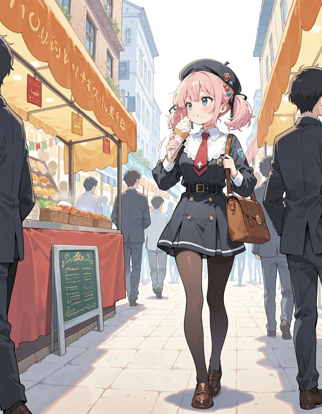 お嬢様学校の女の子4