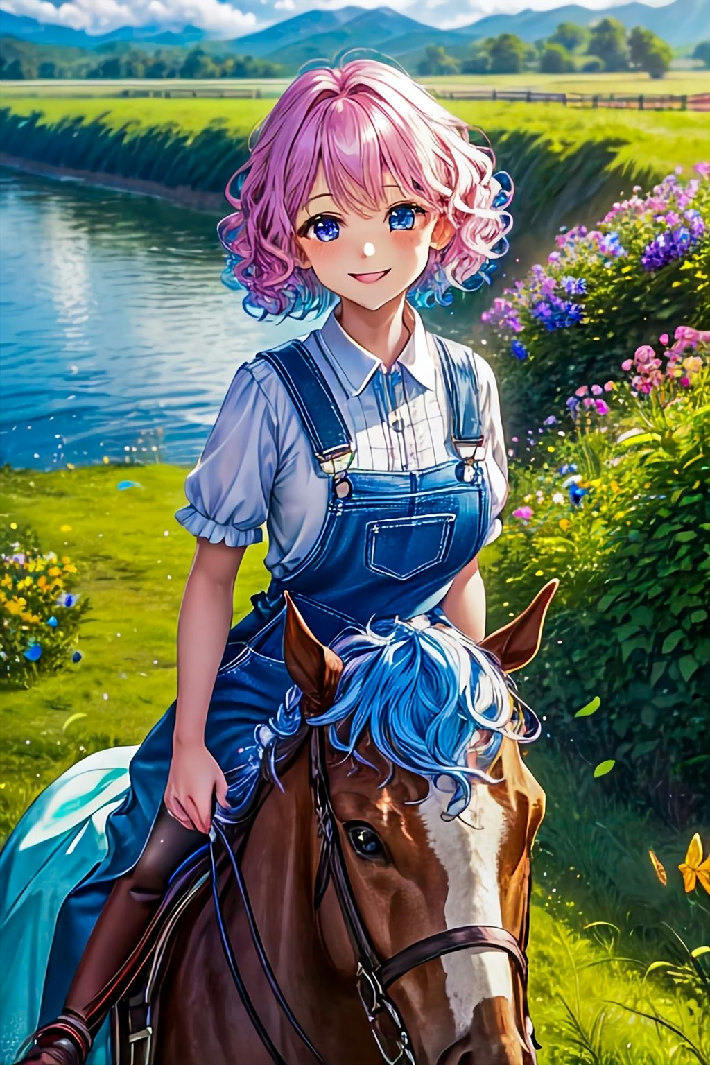 雫ちゃん💧馬🐎に乗るポート