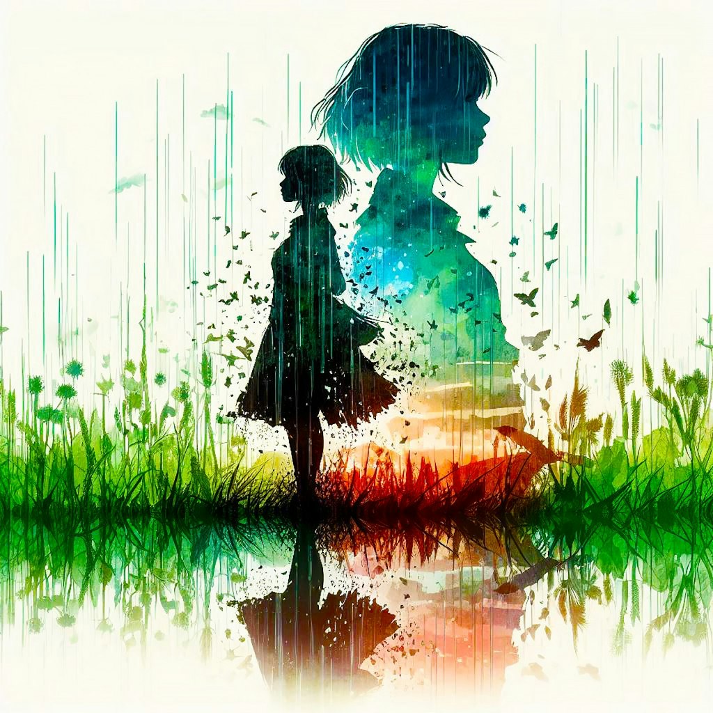 二重露光と少女34