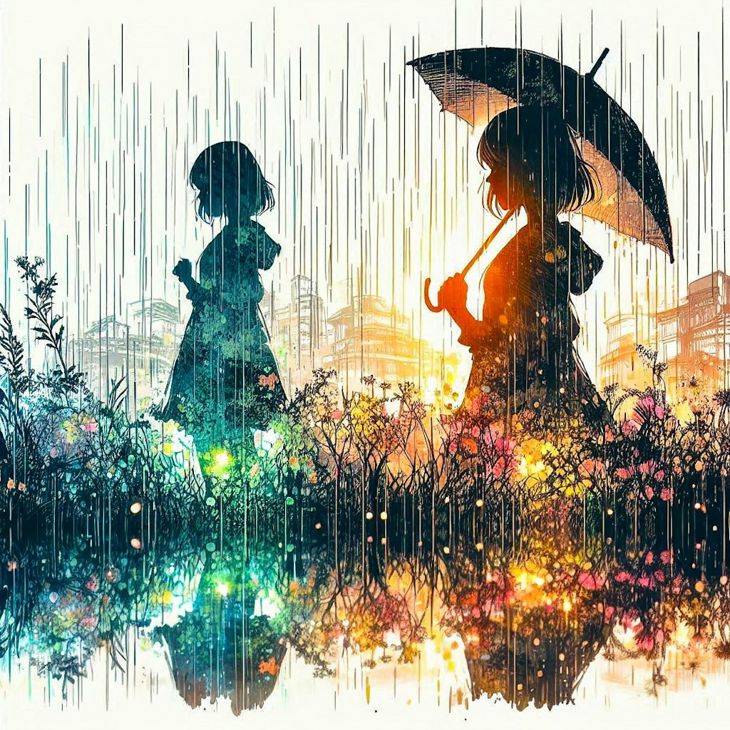 二重露光と少女34