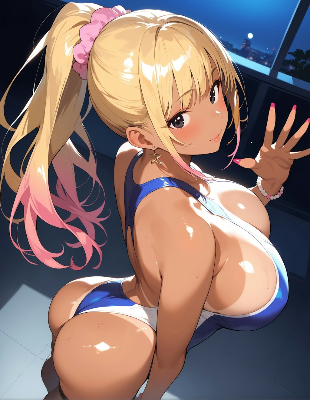 ワンピース水着♪ギャル♡