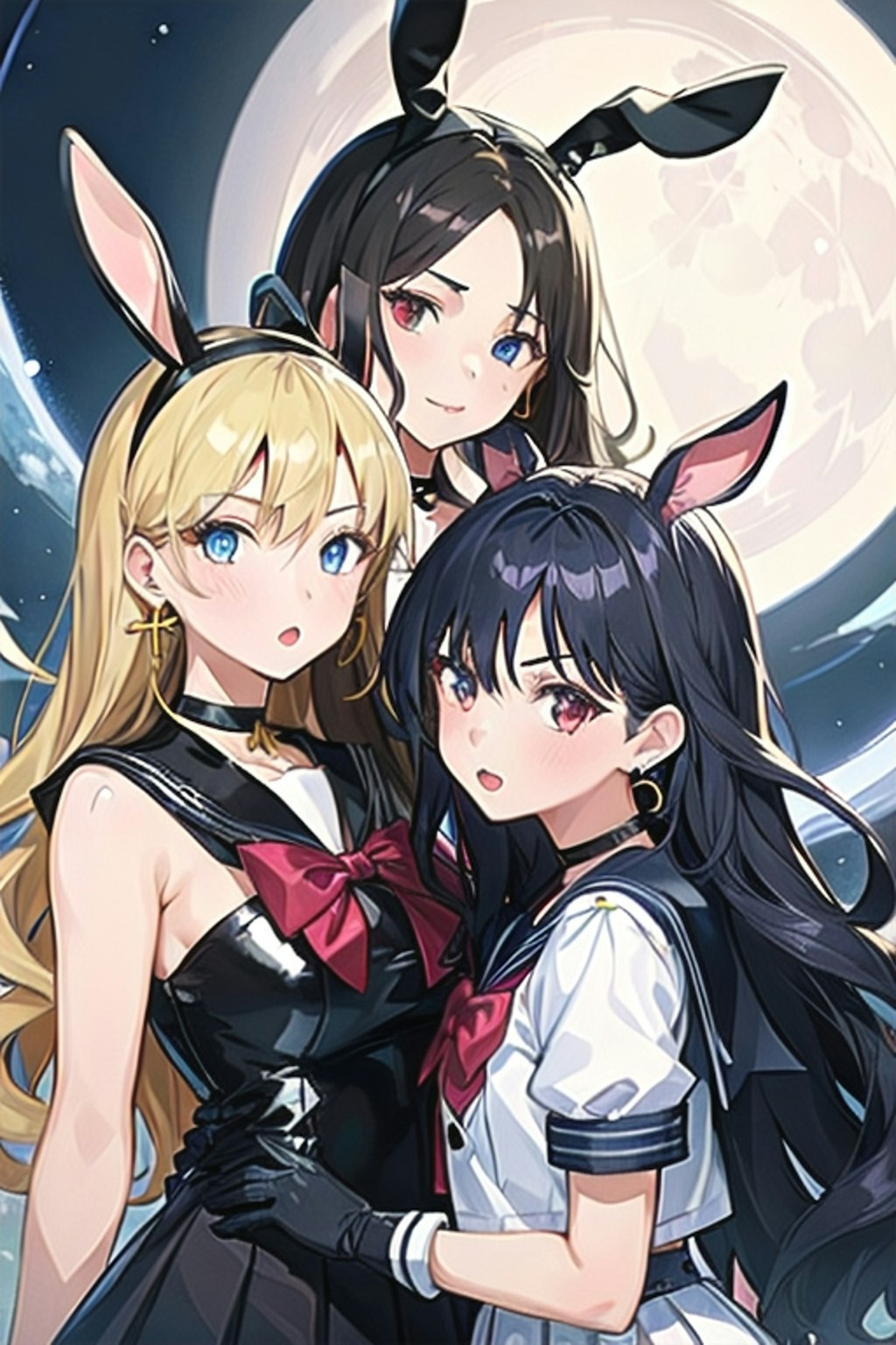 月　ちちぷいちゃんとししょちゃん