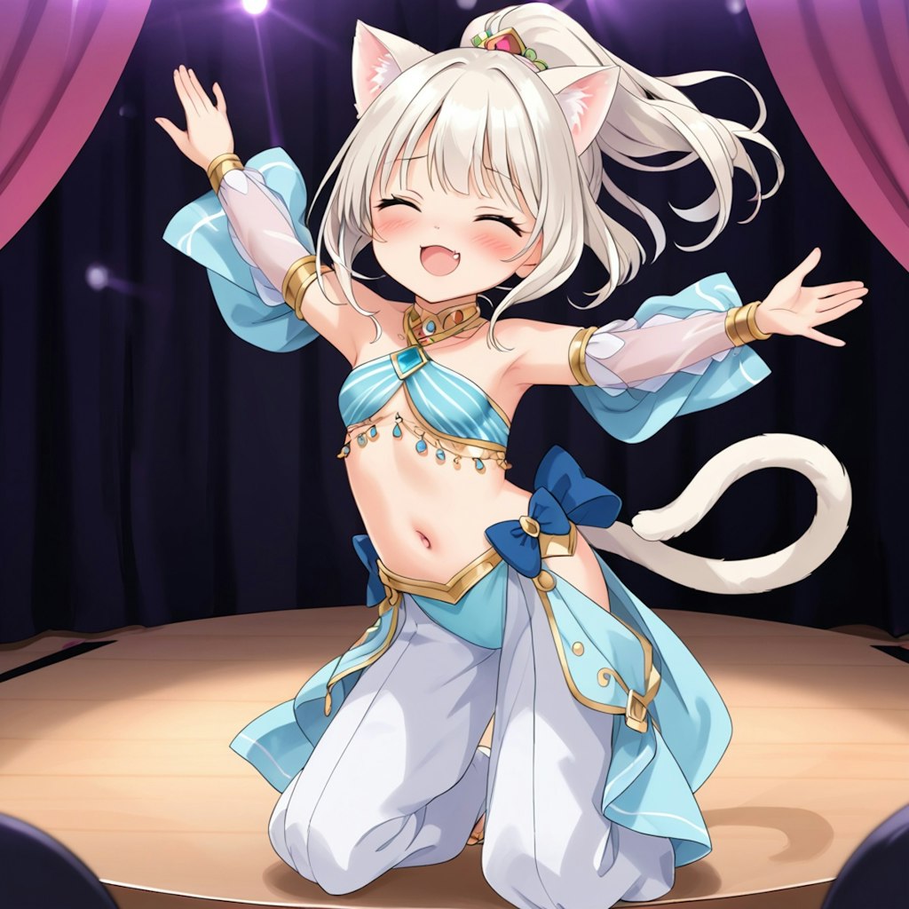 踊りねこ。