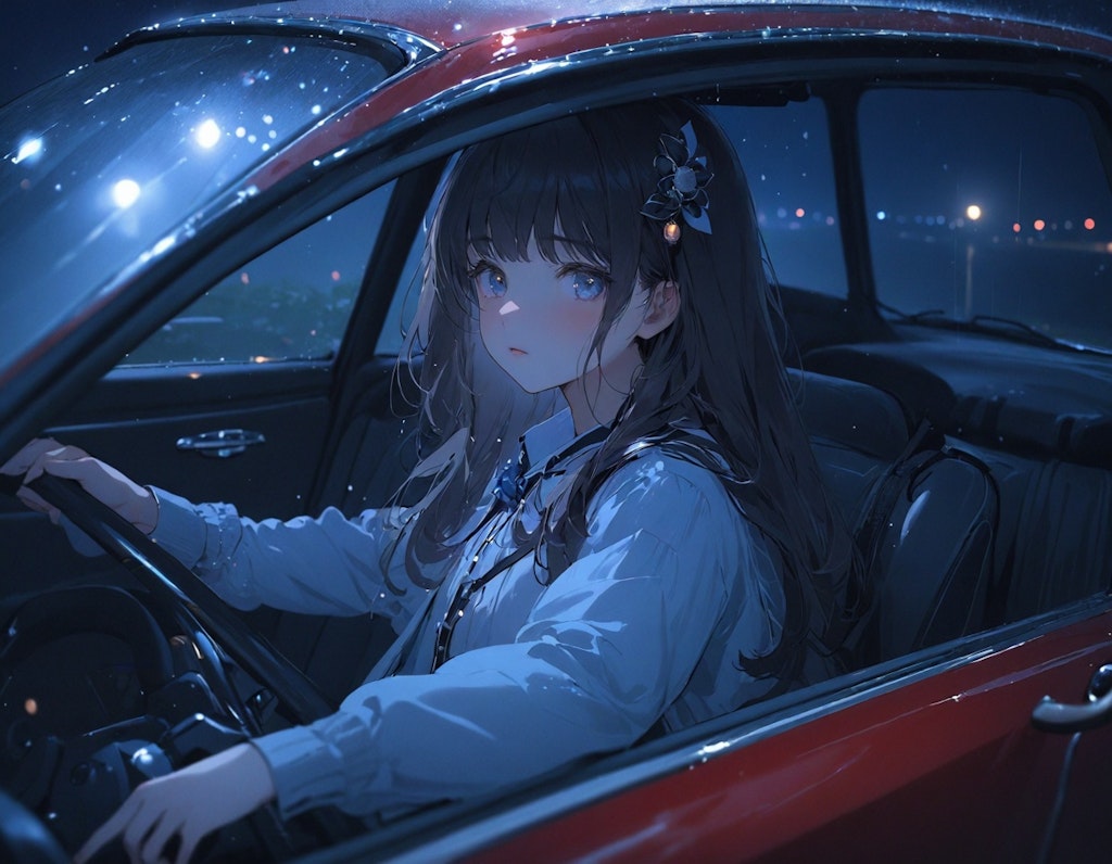 misty night cruising