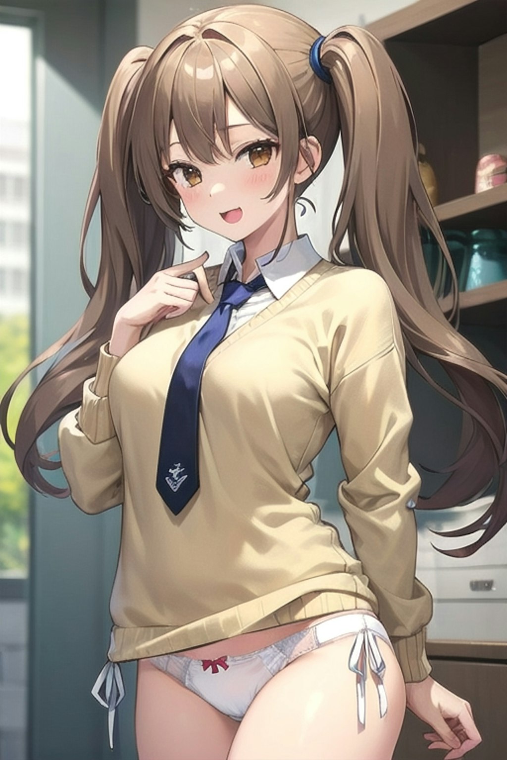 School twintails girl