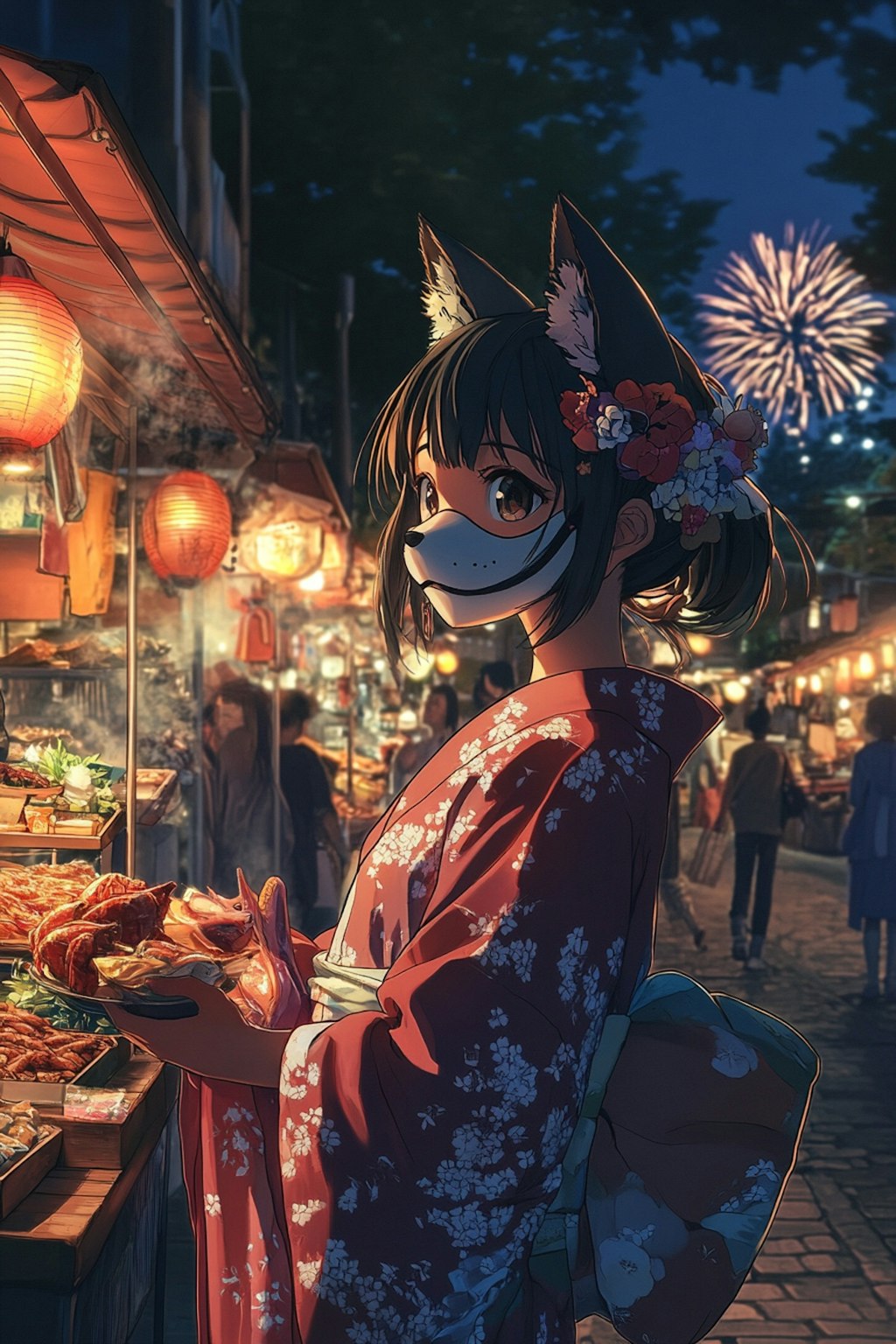 犬神少女の夏祭り