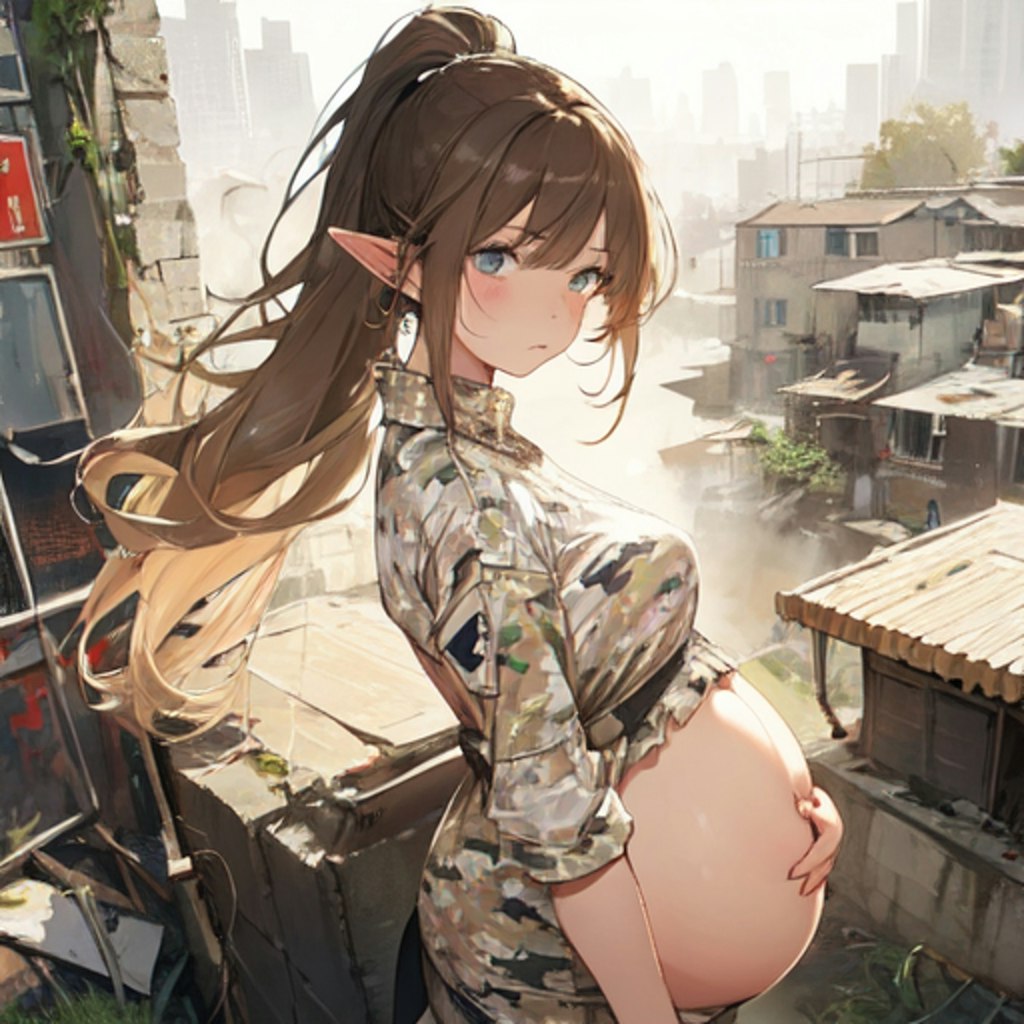 戦闘妊娠少女１６３