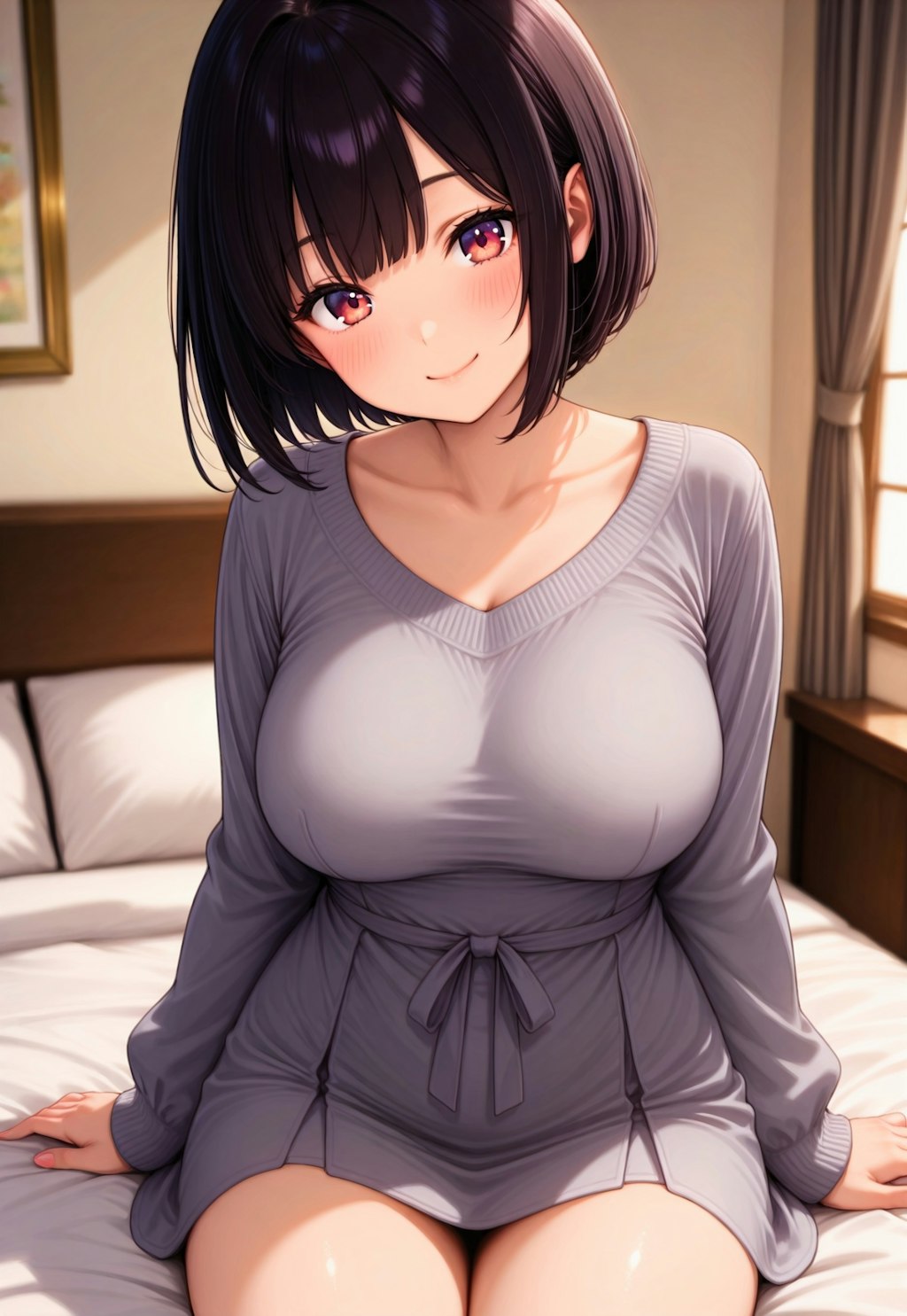 282（グレーのワンピース）