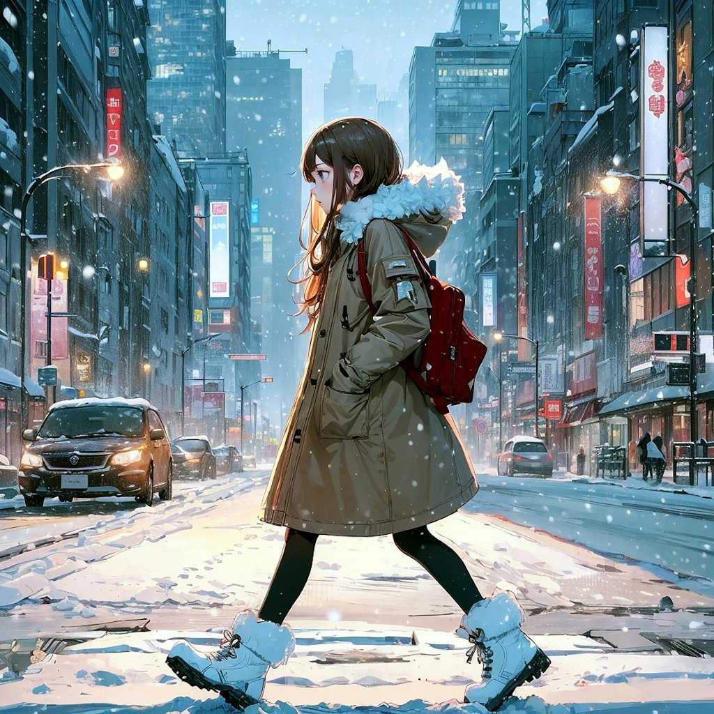 雪と少女16