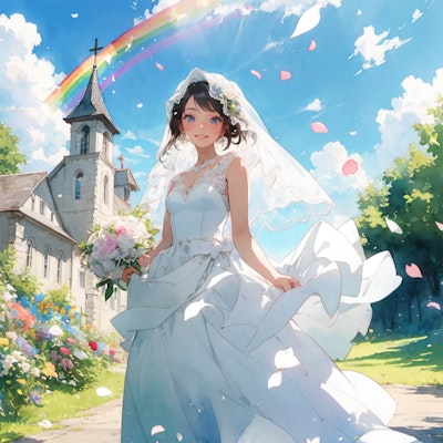 虹と花嫁