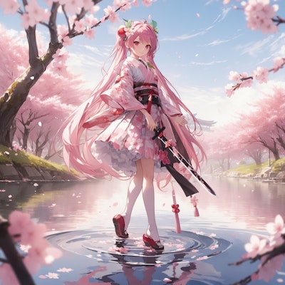 桜ミクの剣舞
