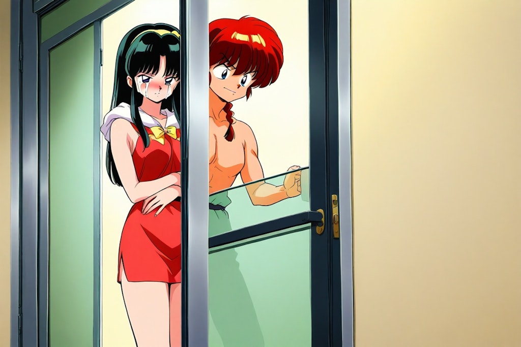 ホテルで