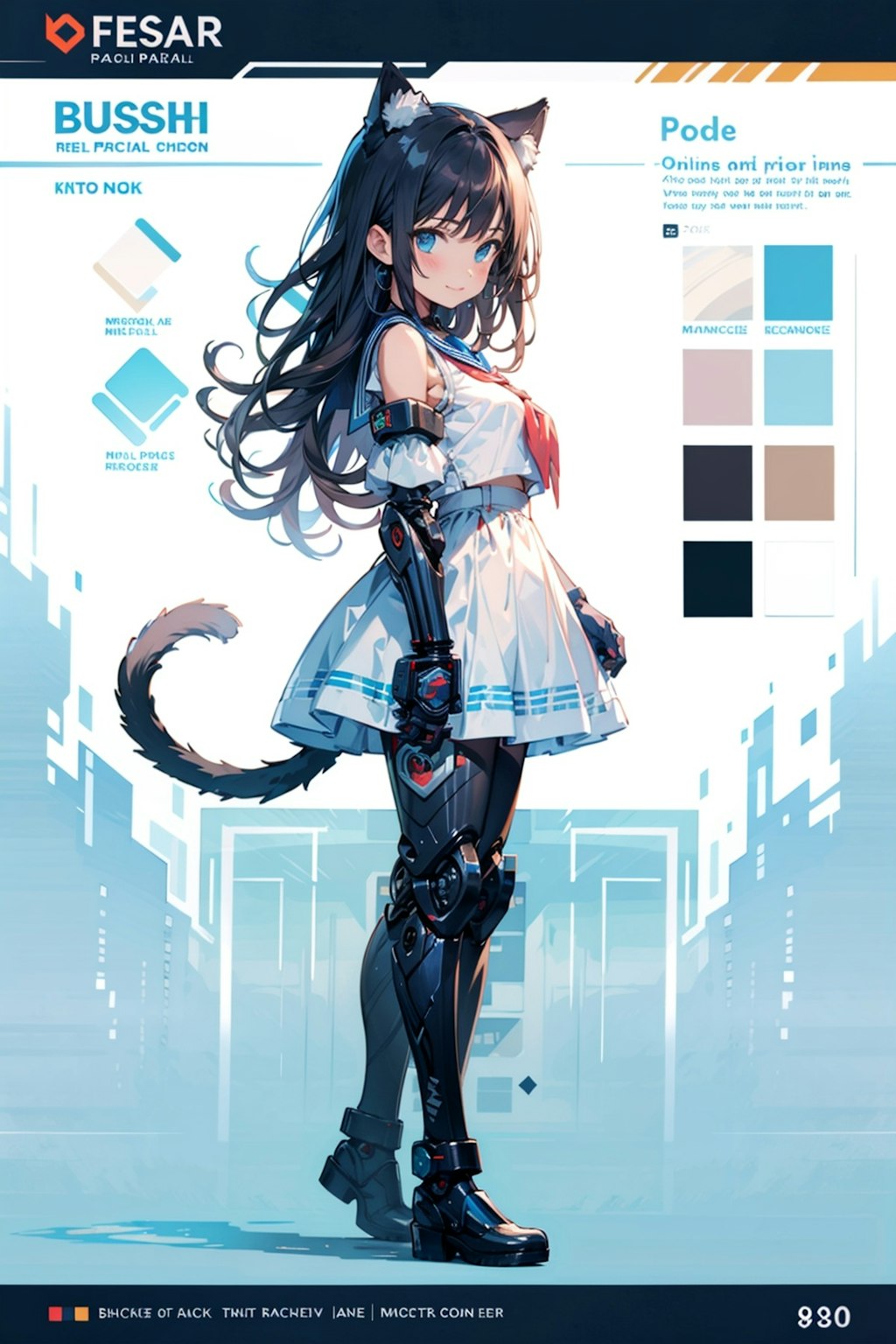 猫(少女)型 ロボット？