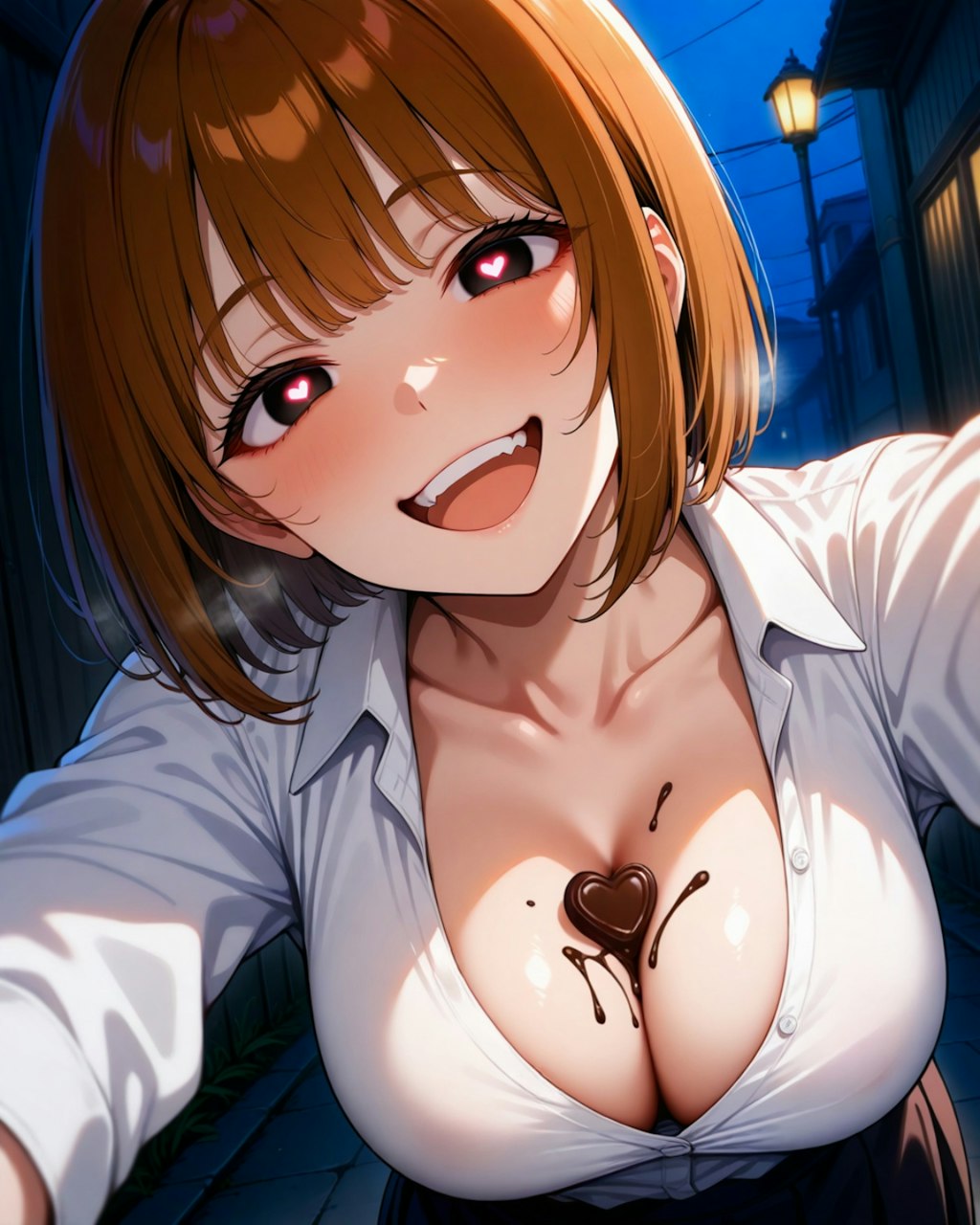チョコ受け取って