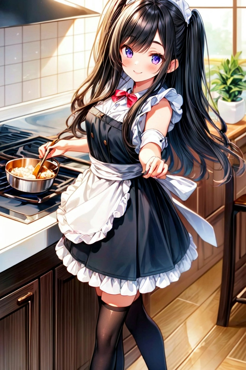 料理をしてる、うちの子♥(12枚)