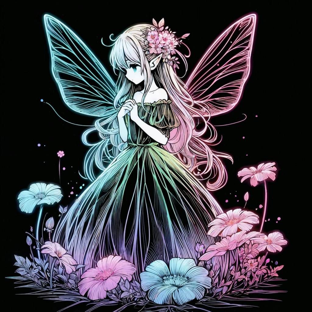 花の妖精と幻想