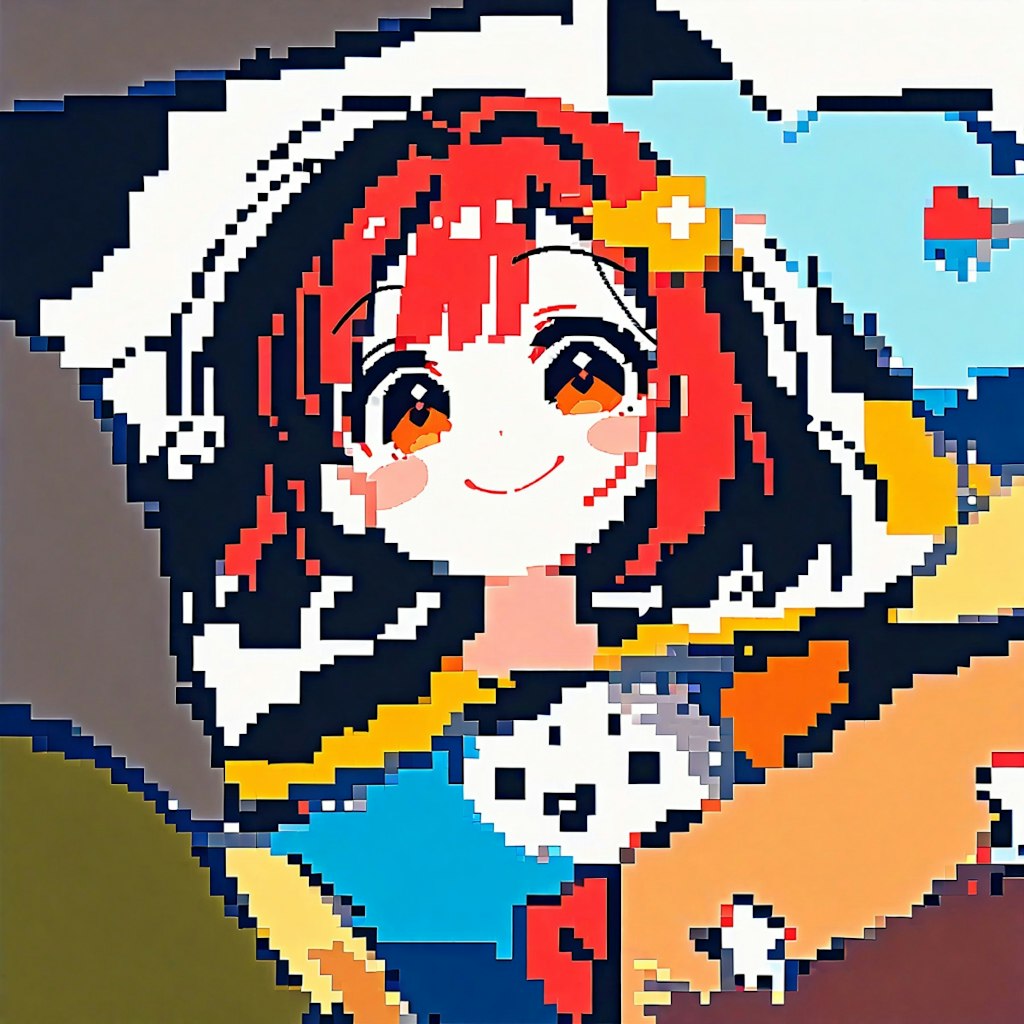 ドット絵風ガール