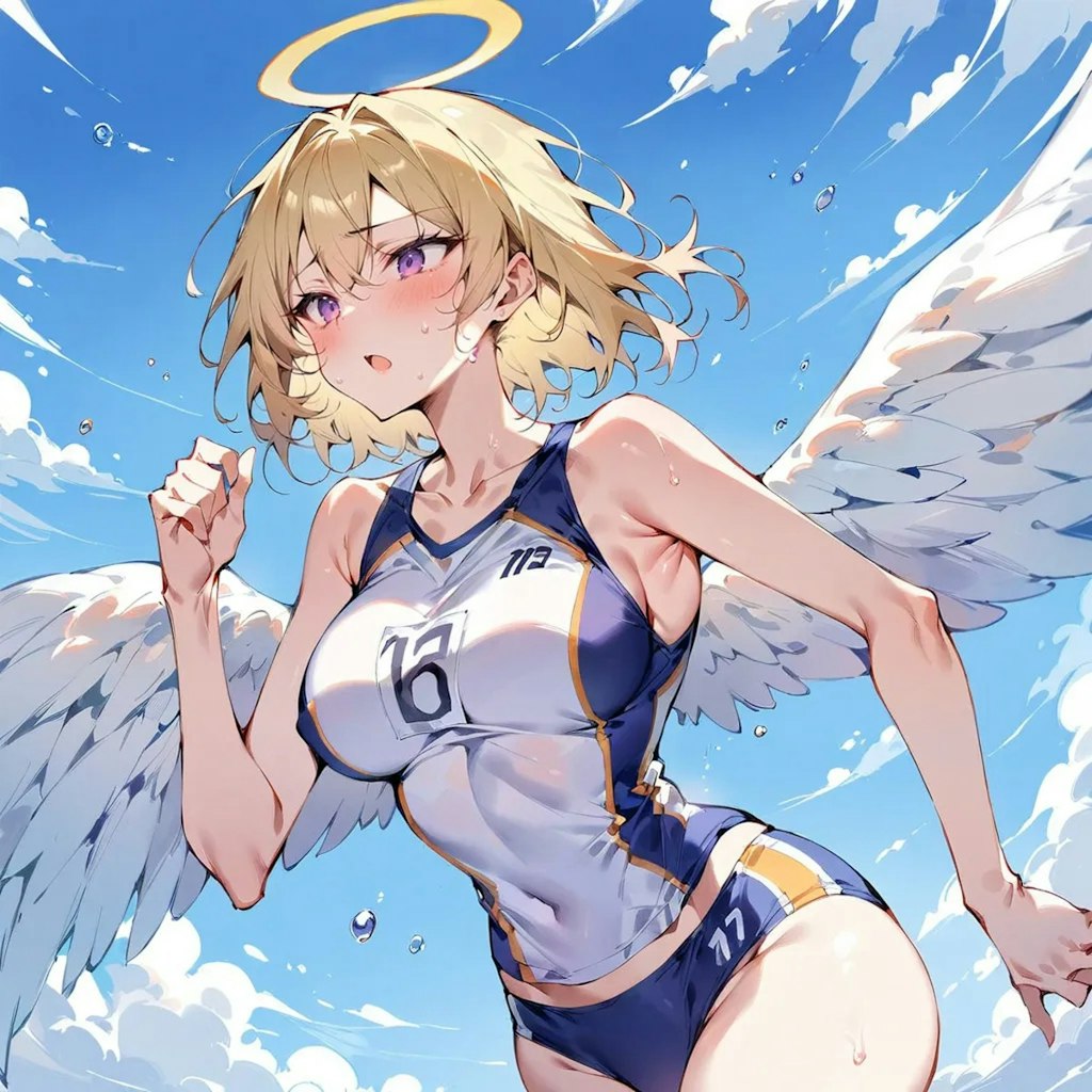 天使の走り込み