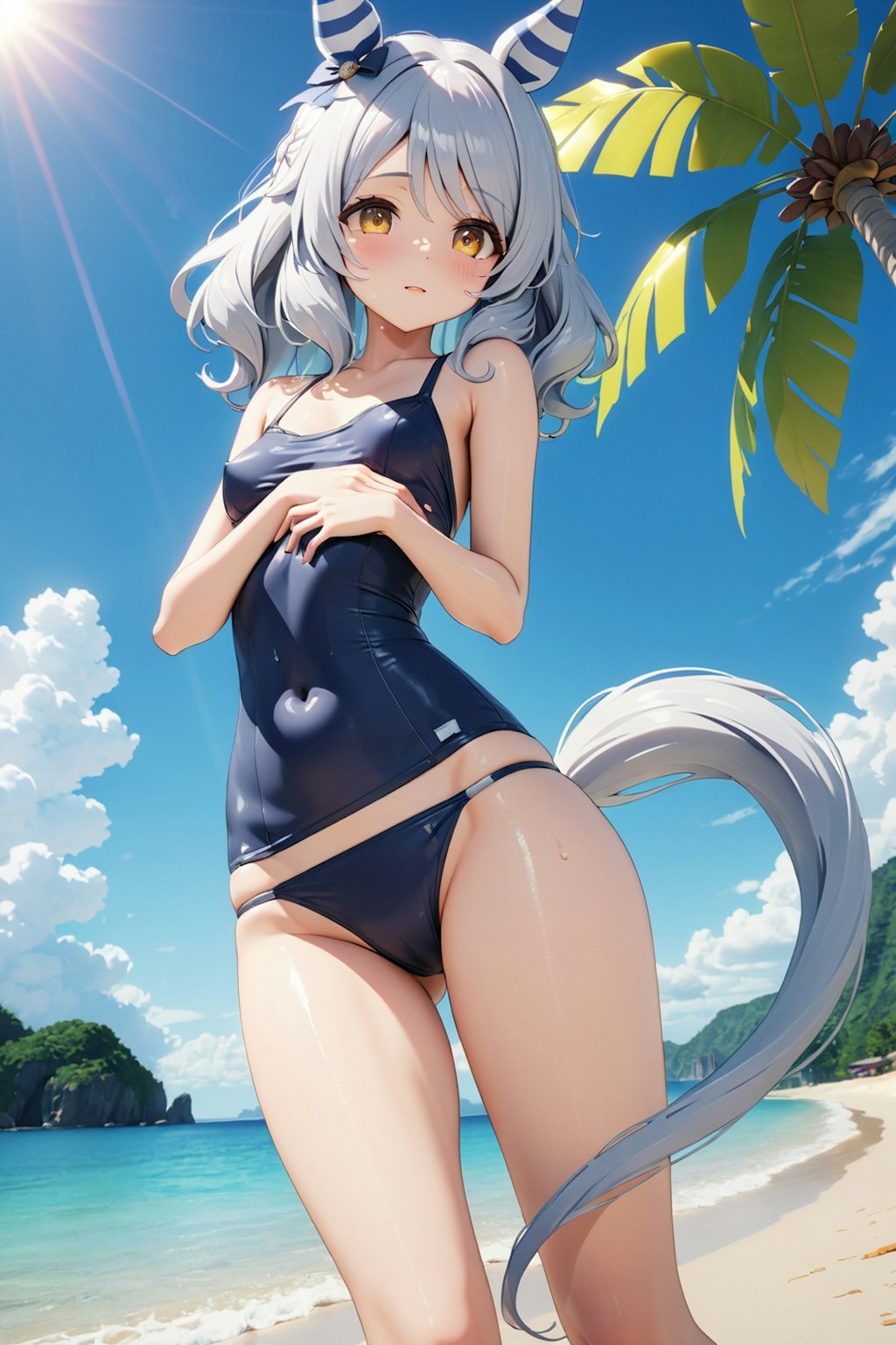 Umamusume Hishi Miracle Swimsuit collection