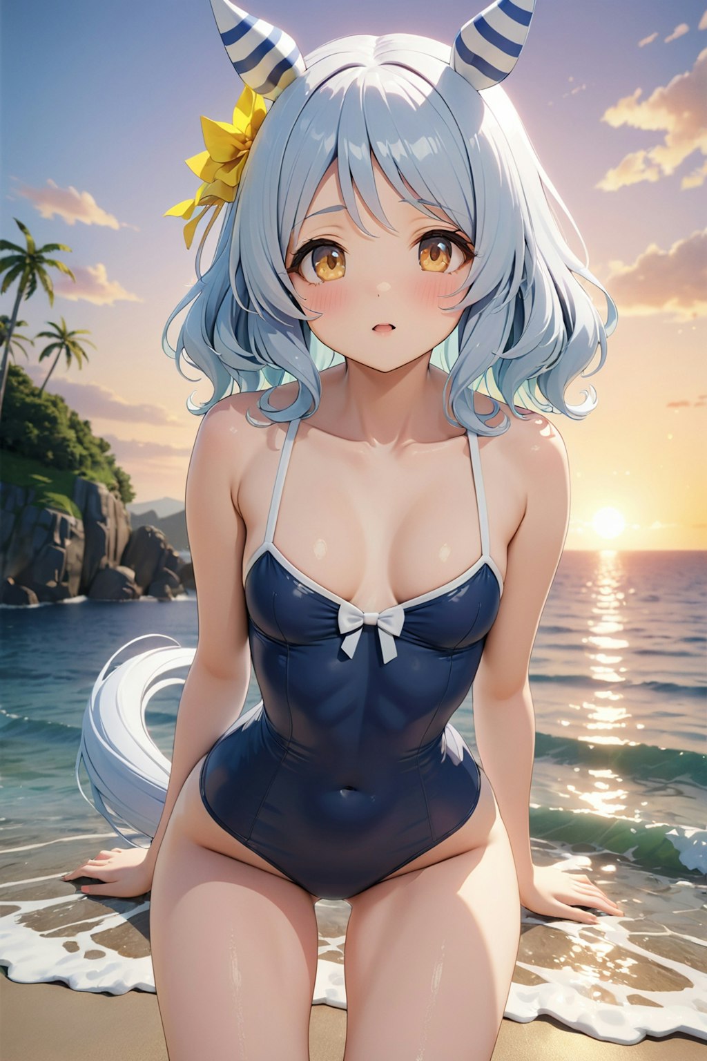 Umamusume Hishi Miracle Swimsuit collection