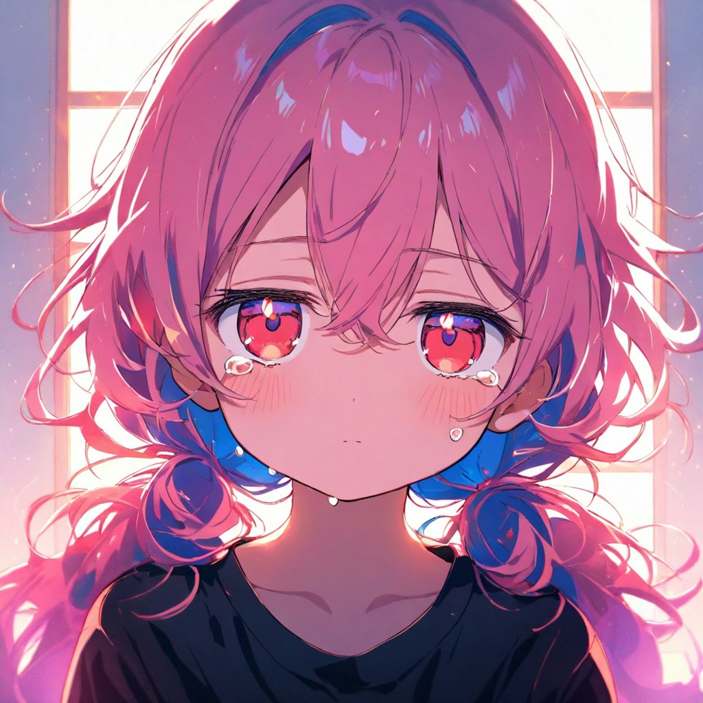 ピンク髪