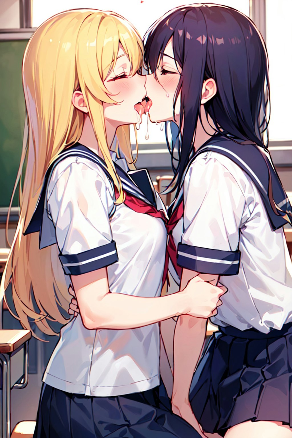 セーラー服百合キス　2