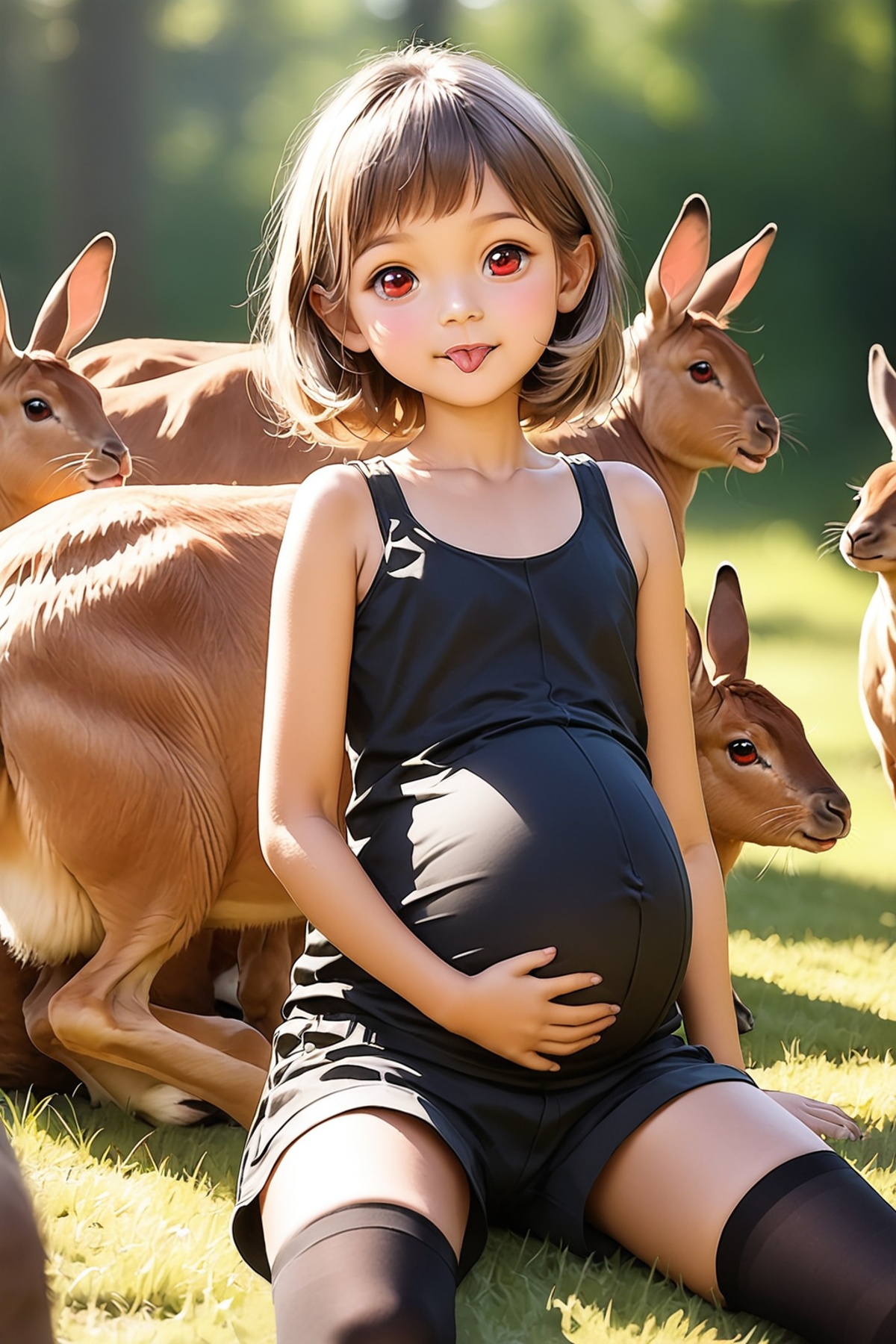 Little Girl have Two heart | chichi-pui（ちちぷい）AI画像専用の投稿＆生成サイト